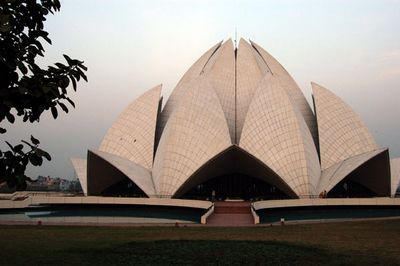 the lotus temple in india