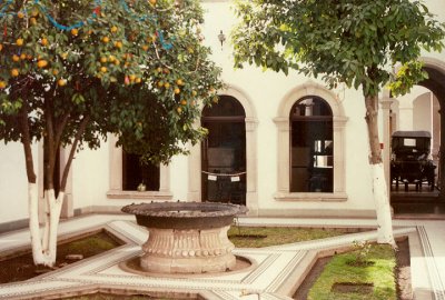 the courtyard