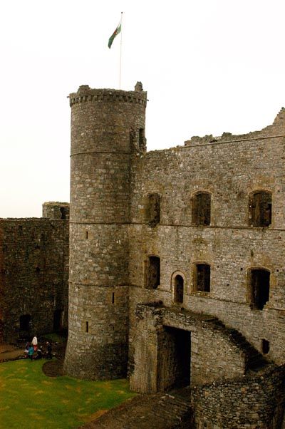 harlech castle history