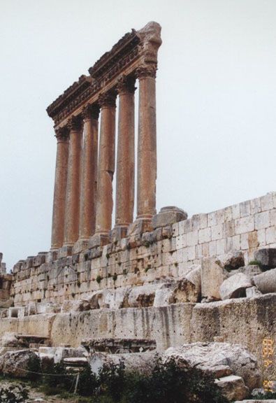 temple of jupiter at baalbek