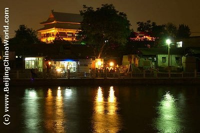 the bell tower at night