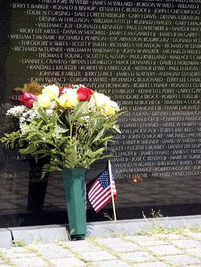 vietnam veterans memorial wall